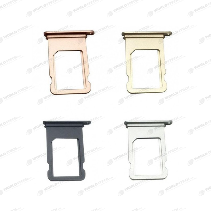 Tiroir Support SIM Pour IPhone 6 - Noir, Compatible Modèles A1549, A1586, A1589 - Neuf Sous Blister